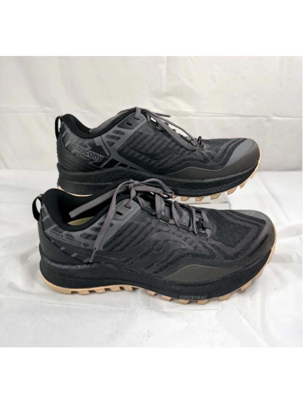 Saucony Xodus 11 S20638-45 Trail Running Shoe Black Traction Size 7.5 Women